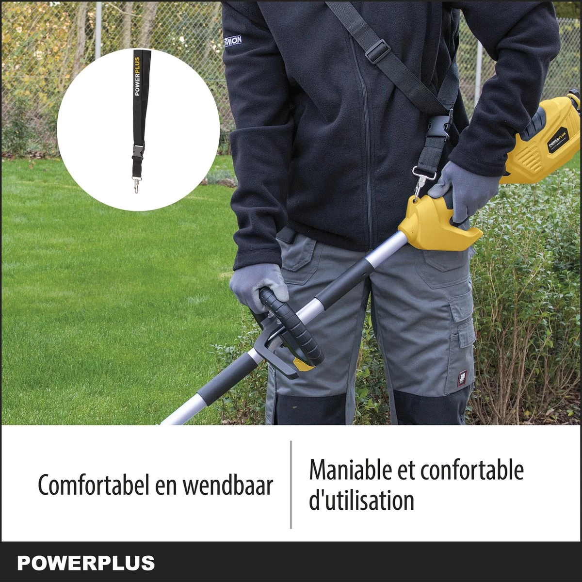 Powerplus POWXG30405 Bosmaaier 2-in-1 - 1000 W - Bosmaaier & Grastrimmer 3 Powerplus POWXG30405 Bosmaaier 2-in-1 - 1000 W - Bosmaaier & Grastrimmer - Afbeelding 3