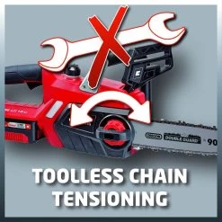 Einhell Accu Kettingzaag GE-LC 18 Li Kit (1x3,0Ah) Power X-Change (Li-Ion - 18 V - 25 Cm Zwaardlengte - 23 Cm Snijlengte - Terugslagbescherming - Kettingvangbout - Incl. 3,0 Ah Accu En Lader) 31 Einhell Accu Kettingzaag GE-LC 18 Li Kit (1x3,0Ah) Power X-Change (Li-Ion - 18 V - 25 Cm Zwaardlengte - 23 Cm Snijlengte - Terugslagbescherming - Kettingvangbout - Incl. 3,0 Ah Accu En Lader) -Tuin Kortingswinkel 1200x1200 408