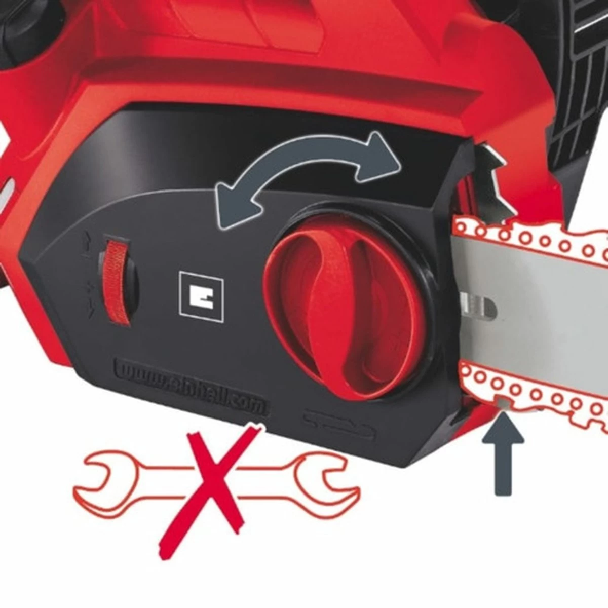 Einhell Elektrische Kettingzaag GH-EC 2040 (2000 Watt - 375 Mm Zaaglengte - Oregon-ketting En Kwaliteitszwaard - Terugslagbescherming En Kettingvangbout) 14 Einhell Elektrische Kettingzaag GH-EC 2040 (2000 Watt - 375 Mm Zaaglengte - Oregon-ketting En Kwaliteitszwaard - Terugslagbescherming En Kettingvangbout) - Afbeelding 14