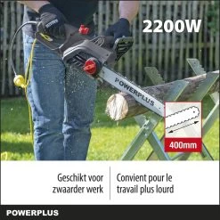 Powerplus POWEG10110 Elektrische Kettingzaag - 2200W - Zwaardlengte 400mm - Automatische Kettingsmering - Incl. 1x Ketting En 1x Zwaard 8 Powerplus POWEG10110 Elektrische Kettingzaag - 2200W - Zwaardlengte 400mm - Automatische Kettingsmering - Incl. 1x Ketting En 1x Zwaard -Tuin Kortingswinkel 1200x1200 456