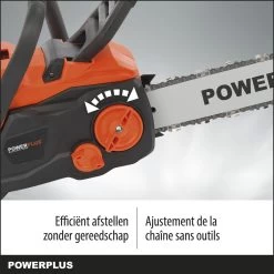 Powerplus Dual Power POWDPGSET33 Accu Kettingzaag - 40V - 30 Cm Zwaardlengte -2x20V Accu -1 X Lader -Tuin Kortingswinkel 1200x1200 463