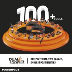 Powerplus Dual Power POWDPGSET33 Accu Kettingzaag - 40V - 30 Cm Zwaardlengte -2x20V Accu -1 X Lader -Tuin Kortingswinkel 1200x1200 464