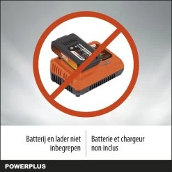 Powerplus Dual Power POWDPGSET33 Accu Kettingzaag - 40V - 30 Cm Zwaardlengte -2x20V Accu -1 X Lader -Tuin Kortingswinkel 1200x1200 467
