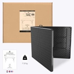 LifeGoods Klaptafel - Inklapbaar - 180 Cm - 6 Tot 8 Personen - Zwart -Tuin Kortingswinkel 1200x1200 555