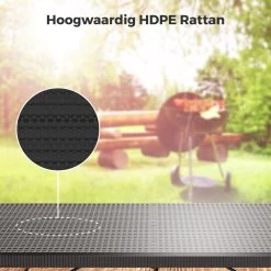 LifeGoods Klaptafel - Inklapbaar - 180 Cm - 6 Tot 8 Personen - Zwart -Tuin Kortingswinkel 1200x1200 556