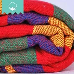 Dubbele Hangmat Rood Met Spreidstok - 1 Of 2 Persoons - Lig Oppervlak 190x150cm - Lengte 260cm 12 Dubbele Hangmat Rood Met Spreidstok - 1 Of 2 Persoons - Lig Oppervlak 190x150cm - Lengte 260cm -Tuin Kortingswinkel 1200x1200 577