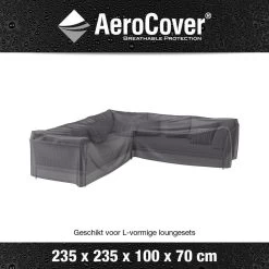 Aerocover Loungesethoes - L-vorm - L 255 X L 255 X B 100 X H 70 Cm -Tuin Kortingswinkel 1200x1200 623