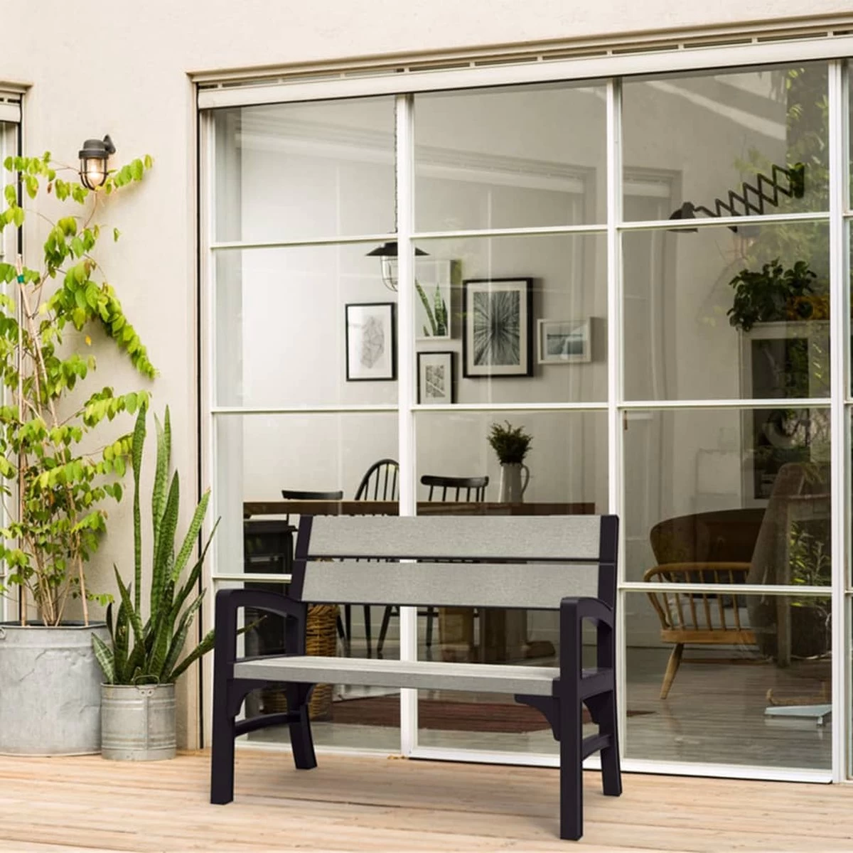 Keter Montero Tuinbank – 2-personen - 120x61x91cm - Grafiet 16 Keter Montero Tuinbank – 2-personen - 120x61x91cm - Grafiet - Afbeelding 16