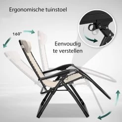 Sens Design Tuinstoel - Ligstoel Tuin - Beige -Tuin Kortingswinkel 1200x1200 727