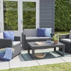 Allibert Lyon Tuintafel - 116x71,5x66/40 Cm - Grafiet 20 Allibert Lyon Tuintafel - 116x71,5x66/40 Cm - Grafiet -Tuin Kortingswinkel 1200x1200 769