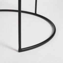 Mica Decorations Leandro Bijzettafel - Set Van 2 - H45 X Ø45 Cm - Zwart -Tuin Kortingswinkel 1200x1200 775