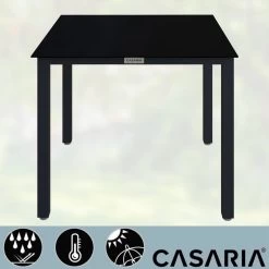 Casaria – Tuintafel – Aluminium – 90x90x75cm –Antraciet -Tuin Kortingswinkel 1200x1200 785