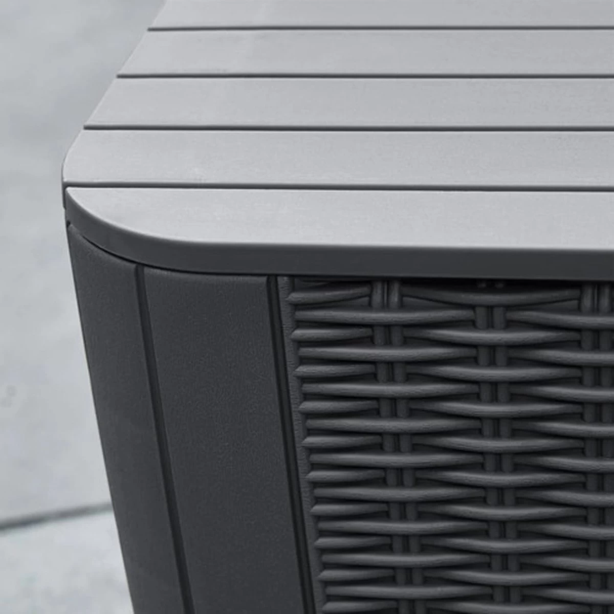 ALLIBERT Keter Luzon Opbergtafel - 39x39x43cm - Donkergrijs 15 ALLIBERT Keter Luzon Opbergtafel - 39x39x43cm - Donkergrijs - Afbeelding 15