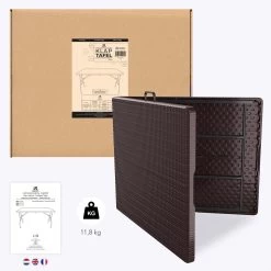 LifeGoods Klaptafel - Inklapbaar - 180 Cm - 6 Tot 8 Personen - Bruin -Tuin Kortingswinkel 1200x1200 841