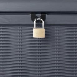 Keter - Borneo Opbergbox - 416 Liter - 129.5 X 62.5 X 70 Cm - Antraciet -Tuin Kortingswinkel 1200x1200 866