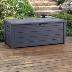 Keter Brightwood Opbergbox - 455L - 145x69,7x60,3 Cm - Grafiet -Tuin Kortingswinkel 1200x1200 877