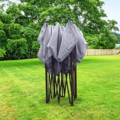 LifeGoods Partytent - 3x3 M - Zijwanden - Easy Up - Opvouwbaar - Waterdicht - Draagtas Met Wieltjes - Donkergrijs -Tuin Kortingswinkel 1200x1200 906