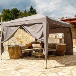 Easy Up Partytent - Partytent - Paviljoen - Partytent Opvouwbaar - Partytent 3x3 - Partytent Met Zijwanden - Inclusief Trolley - Waterdicht - UV 50+ Bescherming - Met Ramen - 16 Kg - Staal - Antraciet - 300 X 300 Cm 10 Easy Up Partytent - Partytent - Paviljoen - Partytent Opvouwbaar - Partytent 3x3 - Partytent Met Zijwanden - Inclusief Trolley - Waterdicht - UV 50+ Bescherming - Met Ramen - 16 Kg - Staal - Antraciet - 300 X 300 Cm -Tuin Kortingswinkel 1200x1200 921