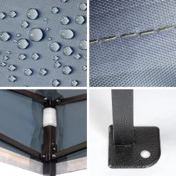 LifeGoods Partytent - 3x3 M - Easy Up - Opvouwbaar - Waterdicht - Draagtas Met Wieltjes - Donkerblauw -Tuin Kortingswinkel 1200x1200 929