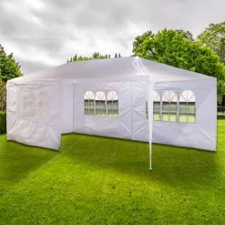 MaxxGarden Partytent - Paviljoen - 300 X 600 X 250 Cm - Met Zijwanden - Waterdicht Pro - 32mm Buizen – Wit 15 MaxxGarden Partytent - Paviljoen - 300 X 600 X 250 Cm - Met Zijwanden - Waterdicht Pro - 32mm Buizen – Wit -Tuin Kortingswinkel 1200x1200 932
