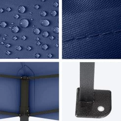 LifeGoods Partytent - 3x4.5 M - Zijwanden - Easy Up - Opvouwbaar - Waterdicht - Draagtas Met Wieltjes - Donkerblauw -Tuin Kortingswinkel 1200x1200 979