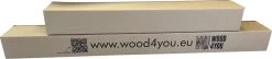 Wood4you - Tuinbank - Ameland - 'Doe Het Zelf' Bouwpakket Steigerhout 152Lx72Hx57D Cm - Incl Kussen -Tuin Kortingswinkel 1200x260