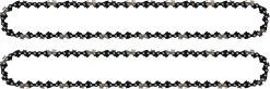 Parkside Reserve Kettingzaagketting - Type: 16 Inch - Set: 2 Stuks - Kenmerk: Hoge Zaagkwaliteit - Betrouwbare Semi-beiteltandketting - Lage Trillingen En Terugslag - Duurzaam En Slijtvast
