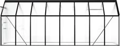 VidaXL Broeikas 1,33 M² Aluminium Antracietkleurig -Tuin Kortingswinkel 1200x468