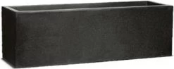 Capi Europe - Bloembak Rechthoek Laag 73x20x20 - Zwart - Bloempot Voor Buiten - FIT961 -Tuin Kortingswinkel 1200x475