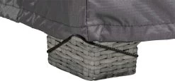 AeroCover Loungesethoes 220x220x90xH70 Cm - Antraciet -Tuin Kortingswinkel 1200x561
