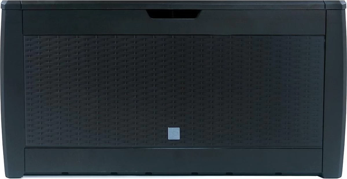 Opbergbox 310L UV-Bestendig Weerbestendig Wielen Tuinbox Rotan-look Antraciet 14 Opbergbox 310L UV-Bestendig Weerbestendig Wielen Tuinbox Rotan-look Antraciet - Afbeelding 14