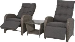 Loungeset Duoset Melia 2 Verstelbare Stoelen + Tafel - Balkonset 33 Loungeset Duoset Melia 2 Verstelbare Stoelen + Tafel - Balkonset -Tuin Kortingswinkel 1200x682