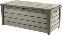Keter Brushwood Opbergbox - Kussenbox - 455L - 145x69,7x60,3cm - Taupe