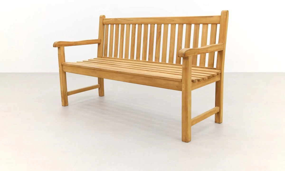 Teak Houten Tuinbank Bison - 150 Cm. 17 Teak Houten Tuinbank Bison - 150 Cm. - Afbeelding 17