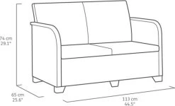 Keter Tuinbank 2-zits Rosalie Grafietkleurig 16 Keter Tuinbank 2-zits Rosalie Grafietkleurig -Tuin Kortingswinkel 1200x728