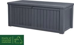 Keter Rockwood Opbergbox - 570L - 155x72.4x64.4cm - Grafiet 12 Keter Rockwood Opbergbox - 570L - 155x72.4x64.4cm - Grafiet -Tuin Kortingswinkel 1200x738 8