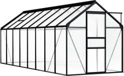 VidaXL Broeikas 1,33 M² Aluminium Antracietkleurig -Tuin Kortingswinkel 1200x739 3