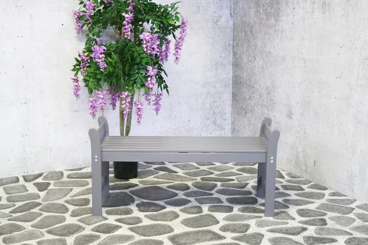 SenS-Line - Grunn Tuinbank Grey 113 Cm - Grijs 2 SenS-Line - Grunn Tuinbank Grey 113 Cm - Grijs - Afbeelding 2