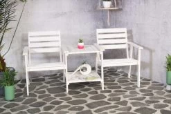 Tuinbank - Romeo Tete A Tete - Wit - 170cm 9 Tuinbank - Romeo Tete A Tete - Wit - 170cm -Tuin Kortingswinkel 1200x800 244