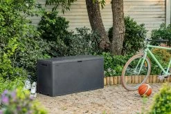 Keter Emily Opbergbox - 118x45x57 Cm - 270L - Grafiet -Tuin Kortingswinkel 1200x800 275