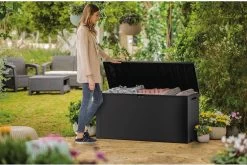 Keter Emily Opbergbox - 118x45x57 Cm - 270L - Grafiet -Tuin Kortingswinkel 1200x800 281