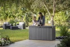 Keter Darwin Opbergbox - 570L - 142,5x65,5x78,2cm - Grijs -Tuin Kortingswinkel 1200x800 302