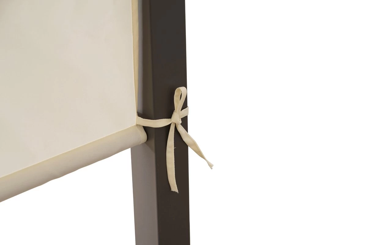 MaxxGarden Pergola - Partytent - Tuinpaviljoen Met één Gesloten Zijkant - 3x3x2,3 M - Cream 5 MaxxGarden Pergola - Partytent - Tuinpaviljoen Met één Gesloten Zijkant - 3x3x2,3 M - Cream - Afbeelding 5