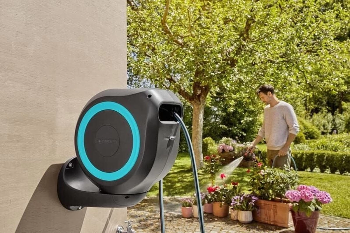 GARDENA - Wandslangbox RollUp M - 20m Slang - 11 Diameter 6 GARDENA - Wandslangbox RollUp M - 20m Slang - 11 Diameter - Afbeelding 6