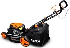FUXTEC Grasmaaier Benzine - 46cm - Zelfrijdend / Zelftrekkend / Achterwielaandrijving - Mulchfunctie - Opvangbak 50L - FX-RM4646 -Tuin Kortingswinkel 1200x828 1