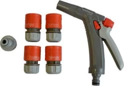 Slangenwagen Met 50 Meter Tuinslang | Eagle Garden | Incl. Spuitkopstuk En Connectors | Geel -Tuin Kortingswinkel 1200x835 1