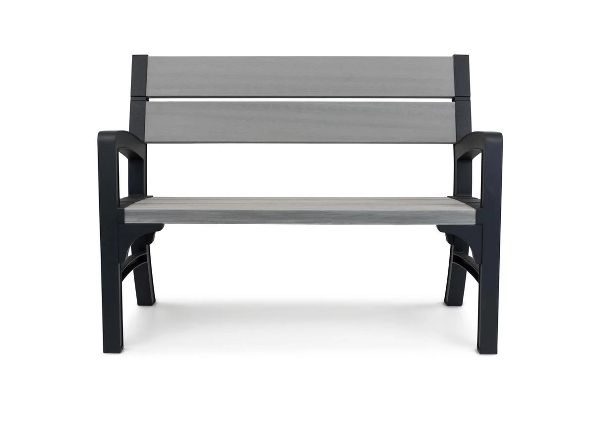 Keter Montero Tuinbank – 2-personen - 120x61x91cm - Grafiet 1 Keter Montero Tuinbank – 2-personen - 120x61x91cm - Grafiet