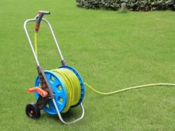 Slangenwagen Met 50 Meter Tuinslang | Eagle Garden | Incl. Spuitkopstuk En Connectors | Geel -Tuin Kortingswinkel 1200x900 74