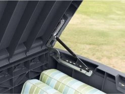 Keter - Borneo Opbergbox - 416 Liter - 129.5 X 62.5 X 70 Cm - Antraciet -Tuin Kortingswinkel 1200x903 3