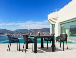 Air XL Stapelbare Tuinstoel Set Van 4 Stuks - Zwart -Tuin Kortingswinkel 1200x913 2